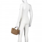 Handtasche Suede Cosmo Mini Camel, Farbe: cognac, Marke: Abro, EAN: 4067278770468, Abmessungen in cm: 15.5x13x11, Bild 5 von 8