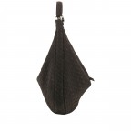 Beuteltasche Nana Suede Weaving Dark Brown, Farbe: braun, Marke: Abro, EAN: 4067278781464, Abmessungen in cm: 46x27x6, Bild 3 von 6