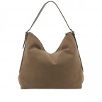 Beuteltasche Carina Suede Camel, Farbe: cognac, Marke: Abro, EAN: 4067278778839, Abmessungen in cm: 41x37x13, Bild 4 von 7