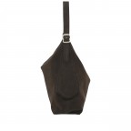 Beuteltasche Carina Suede Dark Brown, Farbe: braun, Marke: Abro, EAN: 4067278778853, Abmessungen in cm: 41x37x13, Bild 3 von 7