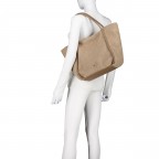 Shopper Willow L Mohair Camel Caramel, Farbe: cognac, Marke: Abro, EAN: 4067278787091, Abmessungen in cm: 30.5x32x18.5, Bild 5 von 6