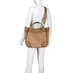 Handtasche Dalia Essential Large Mohair Camel Caramel, Farbe: cognac, Marke: Abro, EAN: 4067278768168, Abmessungen in cm: 30.5x32x18.5, Bild 6 von 7
