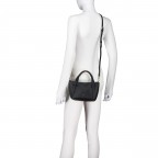 Tasche Tekla Cosmo Mini Black Gold, Farbe: schwarz, Marke: Abro, EAN: 4067278769837, Abmessungen in cm: 15.5x13x11, Bild 7 von 8