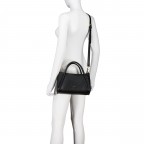 Handtasche Dalia Willow S Black Gold, Farbe: schwarz, Marke: Abro, EAN: 4067278764498, Abmessungen in cm: 25x17x8, Bild 7 von 8