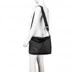 Beuteltasche Dalia Kaia Black Nickel, Farbe: schwarz, Marke: Abro, EAN: 4067278388779, Abmessungen in cm: 34x32x14, Bild 6 von 8
