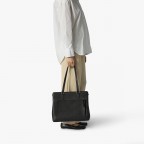 Shopper Bergamo Lucca mit Laptopfach 13 Zoll Black, Farbe: schwarz, Marke: Adax, EAN: 5705483268675, Abmessungen in cm: 37.5x29.5x13.5, Bild 4 von 8