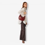 Beuteltasche Salerno Marlin Amaretto, Farbe: rot/weinrot, Marke: Adax, EAN: 5705483265599, Abmessungen in cm: 31.5x22x10, Bild 6 von 9