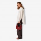Beuteltasche Salerno Marlin Amaretto, Farbe: rot/weinrot, Marke: Adax, EAN: 5705483265599, Abmessungen in cm: 31.5x22x10, Bild 8 von 9