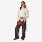 Beuteltasche Salerno Marlin Amaretto, Farbe: rot/weinrot, Marke: Adax, EAN: 5705483265599, Abmessungen in cm: 31.5x22x10, Bild 4 von 7