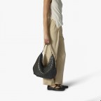 Beuteltasche Salerno Mindy Charcoal, Farbe: grau, Marke: Adax, EAN: 5705483270203, Abmessungen in cm: 38x35.5x10.5, Bild 6 von 10