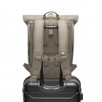Rucksack Eco Series Allen Medium erweiterbar Desert Grey, Farbe: taupe/khaki, Marke: Johnny Urban, EAN: 4260759424137, Abmessungen in cm: 28.5x40.5x13, Bild 4 von 15