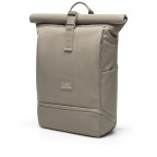 Rucksack Eco Series Allen Medium erweiterbar Desert Grey, Farbe: taupe/khaki, Marke: Johnny Urban, EAN: 4260759424137, Abmessungen in cm: 28.5x40.5x13, Bild 2 von 15