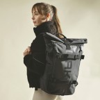Rucksack Luminite Rolltop mit Laptopfach 16 Zoll Black, Farbe: schwarz, Marke: OAK25, EAN: 4260759424779, Abmessungen in cm: 31x44x16, Bild 8 von 15