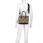 Handtasche Mosaico Lara SHZ Morel, Farbe: braun, Marke: Joop!, EAN: 4048835265528, Abmessungen in cm: 26.5x21.5x10.5, Bild 6 von 8