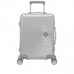Koffer Soundbox 4-Rollen 55 cm Silver, Farbe: metallic, Marke: American Tourister, EAN: 5400520340344, Abmessungen in cm: 40x55x23, Bild 12 von 12