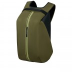Rucksack Securipak 2.0 Backpack 15.6 Zoll Wasabi Black, Farbe: grün/oliv, Marke: Samsonite, EAN: 5400520333933, Abmessungen in cm: 30x44.5x18, Bild 2 von 10