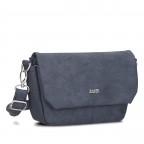 Umhängetasche Mademoiselle M40 Nubuk Blue, Farbe: blau/petrol, Marke: Zwei, EAN: 4250257934405, Abmessungen in cm: 28x15x9, Bild 2 von 8