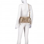 Handtasche Taupe, Farbe: taupe/khaki, Marke: Hausfelder Manufaktur, EAN: 4065646026360, Abmessungen in cm: 25x16.5x12, Bild 6 von 7