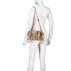 Handtasche Taupe, Farbe: taupe/khaki, Marke: Hausfelder Manufaktur, EAN: 4065646026360, Abmessungen in cm: 25x16.5x12, Bild 5 von 7
