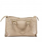 Handtasche Taupe, Farbe: taupe/khaki, Marke: Hausfelder Manufaktur, EAN: 4065646026377, Abmessungen in cm: 38x23.5x38, Bild 3 von 7