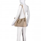 Handtasche Taupe, Farbe: taupe/khaki, Marke: Hausfelder Manufaktur, EAN: 4065646026377, Abmessungen in cm: 38x23.5x38, Bild 5 von 7