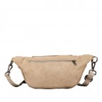 Gürteltasche / Umhängetasche Velours mit Silberfittings Sand, Farbe: beige, Marke: Hausfelder Manufaktur, EAN: 4065646026391, Abmessungen in cm: 37x17x12, Bild 3 von 7