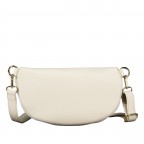 Gürteltasche Velours mit Goldfittings Ecru, Farbe: beige, Marke: Hausfelder Manufaktur, EAN: 4065646026414, Abmessungen in cm: 24x14x8, Bild 3 von 6