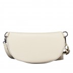 Gürteltasche Velours mit Silberfittings Ecru, Farbe: beige, Marke: Hausfelder Manufaktur, EAN: 4065646026445, Abmessungen in cm: 24x14x8, Bild 3 von 6