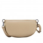 Gürteltasche Velours mit Silberfittings Sand, Farbe: beige, Marke: Hausfelder Manufaktur, EAN: 4065646026452, Abmessungen in cm: 24x14x8, Bild 3 von 6