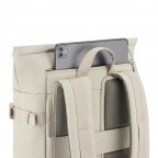 Rucksack Helsinki Modell 2025 Sandstone, Farbe: beige, Marke: Kapten & Son, EAN: 4251145254209, Abmessungen in cm: 27x44.5x14, Bild 8 von 10