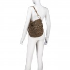 Beuteltasche Leo Hellbraun, Farbe: braun, Marke: Hausfelder Manufaktur, EAN: 4065646026674, Abmessungen in cm: 32.5x29x3, Bild 4 von 7