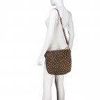 Beuteltasche Leo Hellbraun, Farbe: braun, Marke: Hausfelder Manufaktur, EAN: 4065646026674, Abmessungen in cm: 32.5x29x3, Bild 5 von 7