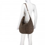 Beuteltasche Leo Hellbraun, Farbe: braun, Marke: Hausfelder Manufaktur, EAN: 4065646026711, Abmessungen in cm: 47x43x7, Bild 4 von 5