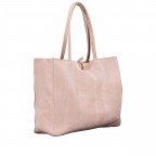 Shopper Velours ROSE/Rose, Farbe: rosa/pink, Marke: Hausfelder Manufaktur, EAN: 4065646026735, Abmessungen in cm: 36x30x12, Bild 2 von 5