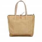 Handtasche Velours Sand, Farbe: beige, Marke: Hausfelder Manufaktur, EAN: 4065646026773, Abmessungen in cm: 22x22x8, Bild 3 von 8