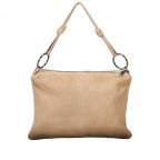 Umhängetasche Velours Sand, Farbe: beige, Marke: Hausfelder Manufaktur, EAN: 4065646026797, Abmessungen in cm: 35x26x1.5, Bild 3 von 9