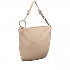 Beuteltasche Velours mit Goldfittings Sand, Farbe: beige, Marke: Hausfelder Manufaktur, EAN: 4065646026841, Abmessungen in cm: 32.5x29x3, Bild 2 von 7