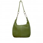 Beuteltasche Velours mit Goldfittings Oliv, Farbe: grün/oliv, Marke: Hausfelder Manufaktur, EAN: 4065646026926, Abmessungen in cm: 46x35.5x6, Bild 3 von 6
