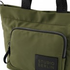 Handtasche Weißensee Olive, Farbe: grün/oliv, Marke: Studio Berlin, EAN: 4262499038483, Abmessungen in cm: 22.5x21.5x13.5, Bild 6 von 6