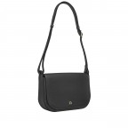 Umhängetasche Pura M Black, Farbe: schwarz, Marke: AIGNER, EAN: 4055539648120, Abmessungen in cm: 26x19x9, Bild 3 von 4