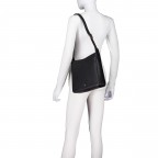 Beuteltasche Pura M Black, Farbe: schwarz, Marke: AIGNER, EAN: 4055539650307, Abmessungen in cm: 26x27x8, Bild 4 von 5
