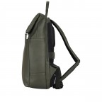 Rucksack Tromsoe Courier Backpack Olive, Farbe: grün/oliv, Marke: Jost, EAN: 4025307803723, Abmessungen in cm: 30x44x14.5, Bild 3 von 4