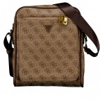 Umhängetasche 4G-Logo Beige Brown, Farbe: braun, Marke: Guess, EAN: 7626101547904, Abmessungen in cm: 22x25.5x7, Bild 1 von 6