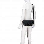 Umhängetasche Dea Black, Farbe: schwarz, Marke: Guess, EAN: 0190231994619, Abmessungen in cm: 27.5x17x8, Bild 7 von 8