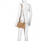 Umhängetasche Valla Beige, Farbe: cognac, Marke: Guess, EAN: 0198659001803, Abmessungen in cm: 28x14.5x5.8, Bild 5 von 7