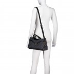 Handtasche Dea 4G-Logo Coal, Farbe: anthrazit, Marke: Guess, EAN: 0190231994923, Abmessungen in cm: 32.5x19x11, Bild 5 von 7