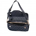Umhängetasche Dea 4G-Logo Coal, Farbe: anthrazit, Marke: Guess, EAN: 0190231994961, Abmessungen in cm: 27.5x17x8, Bild 8 von 8