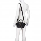 Handtasche Bolena Mini Black, Farbe: schwarz, Marke: Guess, EAN: 0190231994541, Abmessungen in cm: 18x15x11.5, Bild 5 von 7