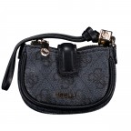 Schlüsseletui / Geldbörse Noelle II 4G-Logo Coal, Farbe: anthrazit, Marke: Guess, EAN: 7621806195689, Abmessungen in cm: 9.5x6.5x2, Bild 1 von 4