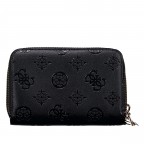 Geldbörse Laurel II 4G-Logo Peony mit Griffschlaufe Black, Farbe: schwarz, Marke: Guess, EAN: 0190231996460, Abmessungen in cm: 15x10x3.5, Bild 3 von 4